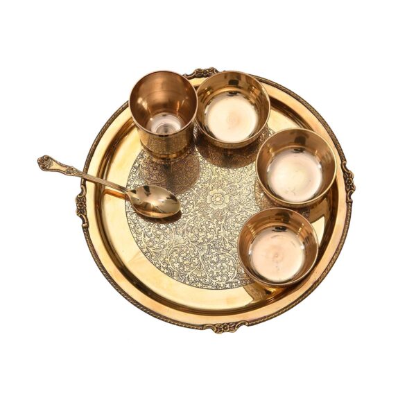 Brass Thali Set